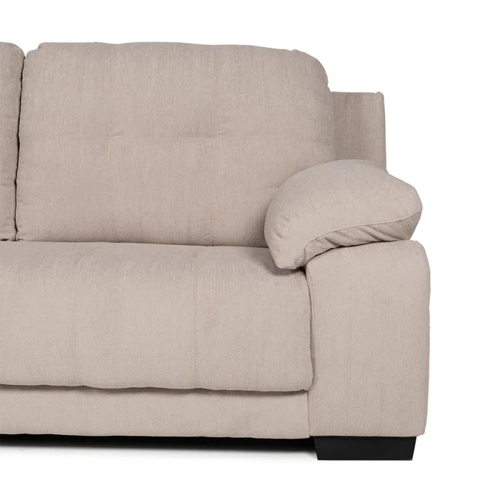 Sofá Renzo - Tela Aquaclean Sustentable - 2,5 cuerpos - A fabricar en Gris - Sillones y sofás, Uruguay | Nyr, vista 4