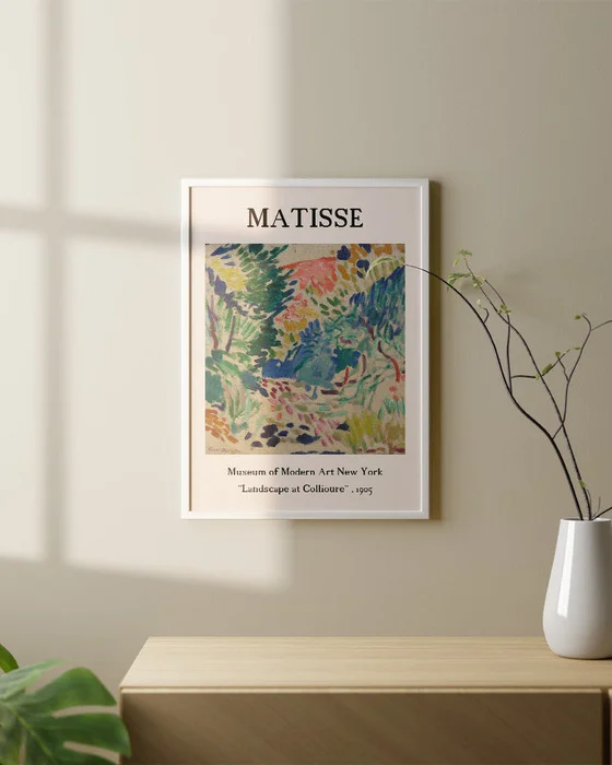 Henri Matisse - Landscape at Collioure en Multicolor - Láminas, Uruguay | La Cuadrería, vista 2