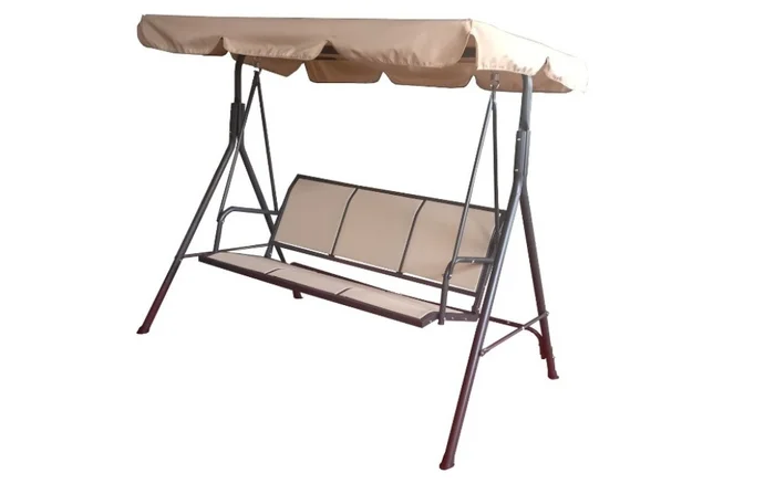 HAMACA DE JARDIN CON TECHO TAUPE N8007 en Beige - Muebles para el exterior, Uruguay | Alfa Ventas, vista 2