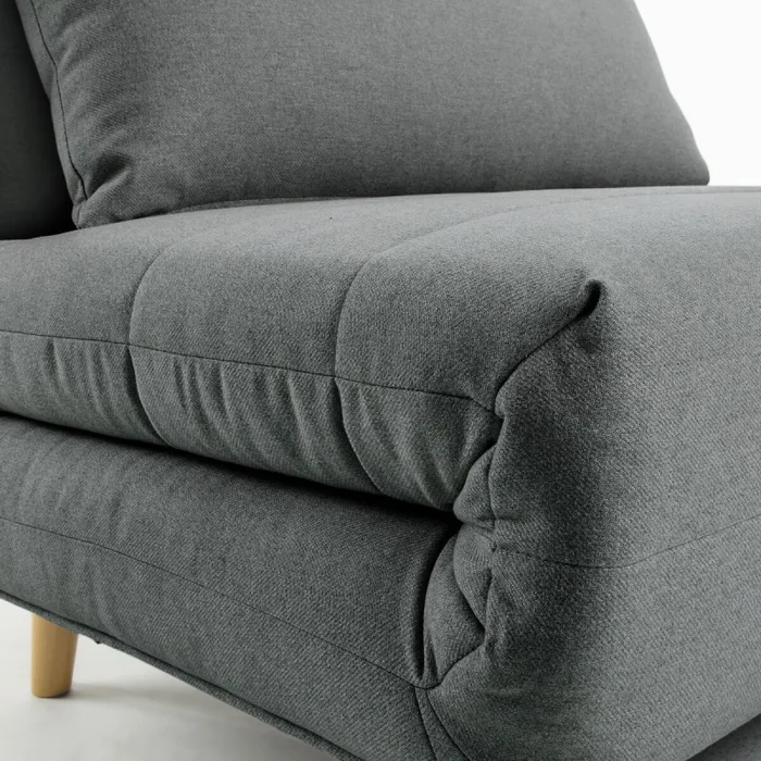 Sillón Cama Individual UNO - Gris en Gris - Butacas, banquetas y puffs, Uruguay | Samic, vista 2