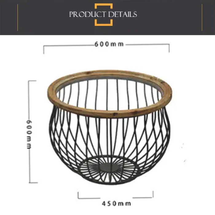Mesa hierro & madera tosca en Madera natural - Mesas de comedor, Uruguay | Decotech, vista 5