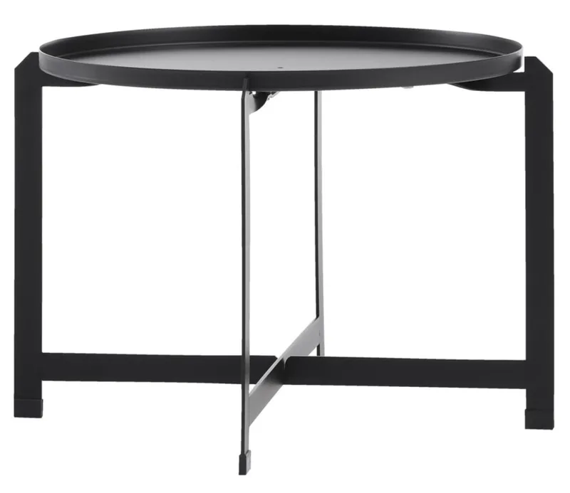 Mesa auxiliar BORRE Ø50xA40 negro en Negro - Muebles para el exterior, Uruguay | JYSK