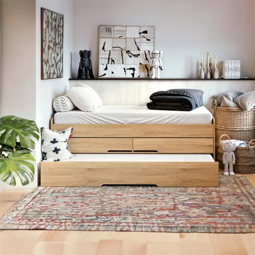 Cama marinera - Juliette - 2 cajones - 1 Plaza - Hanover en Marrón - Dormitorio, Uruguay | NYR