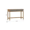 APARADOR /CONSOLA BARCELONA 2 CAJONES 2152 VZ - Muebles para TV, Uruguay | Rosas Hermanos, vista 3 de 3
