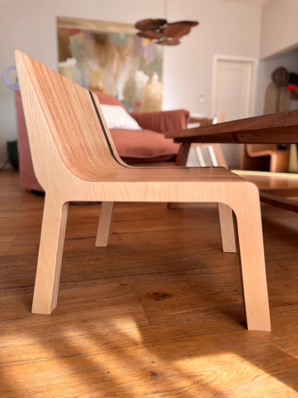 Butaca Simone en Madera natural - Butacas, banquetas y puffs, Uruguay | La Pieza, vista 5