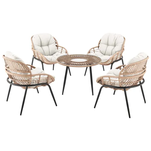Juego Muebles De Jardin Versalles (Blanco) en Beige - Muebles para el exterior, Uruguay | Rústico Hogar