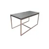 Mesa de Centro Ratona Rectangular (Mármol Gris / Pie Dorado) - Mesas de living, Uruguay | Berna home, vista 1 de 2