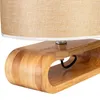 Lámpara De Mesa A410 Natural/beige Madera Y Poliester A410 en Madera natural - Lámparas de mesa, Uruguay | Divino, vista 2 de 2