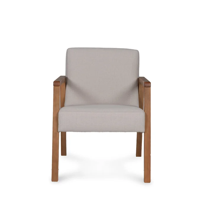 Butaca Slim - Tela Rústica - 201-G2 (Beige) en Beige, Uruguay | NYR, vista 2