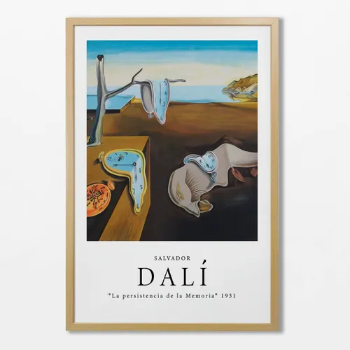 Salvador Dali - La persistencia de la memoria en Multicolor - Láminas, Uruguay | La Cuadrería