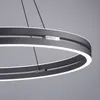 Colgante led anillo motorizado 44w 70cm a control remoto con varias funciones, Gris grafito en Gris - Lámparas colgantes, Uruguay | Iluminica, vista 4 de 5