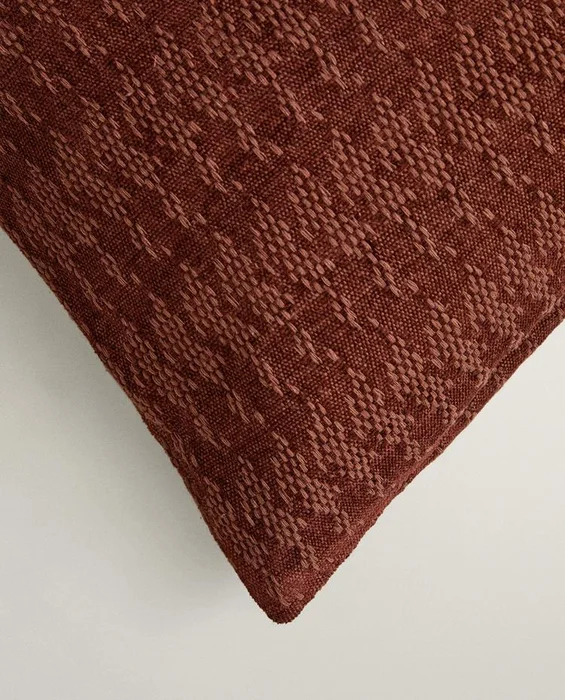 FUNDA COJÍN CHENILLA en Terracota - Textiles, Uruguay | Zara Home, vista 3