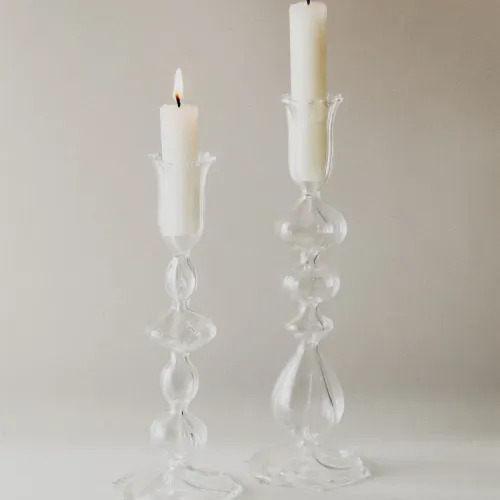 CANDELABRO CRISTAL TRANSPARENTE en Multicolor - Velas y Portavelas, Uruguay | Zara Home