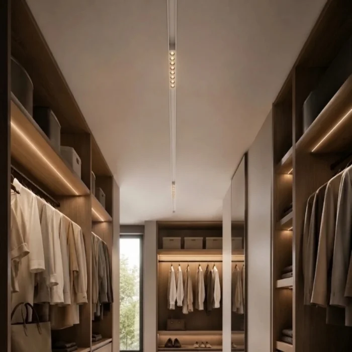 Spot Lineal LED Magnético G2 18W 2700K Blanco en Negro - Lámparas colgantes, Uruguay | Serlux, vista 5