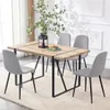 SILLA CHARLA LINO/METAL GRIS/NEGRO - Sillas, Uruguay | Decohogar, vista 3 de 3