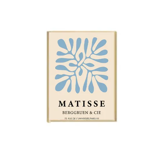 Cuadro Matisse Azul 50 x 70 Moldura Caja - Decoración de pared, Uruguay | Berna home