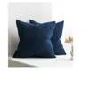 Almohadón Pana Dark Blue (trama a cuadros) en Azul - Textiles, Uruguay | Finkel, vista 2 de 3