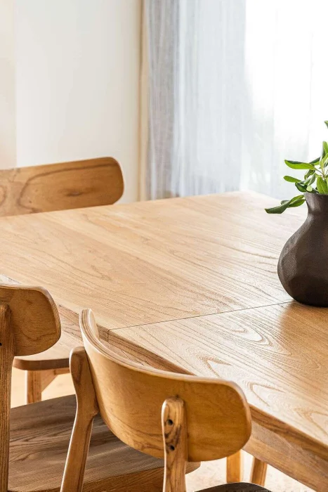 MESA COMEDOR NORDICA EXTENSIBLE - 1.80 A 2.30 MTS en Madera natural - Mesas de comedor, Uruguay | La Iberica, vista 15