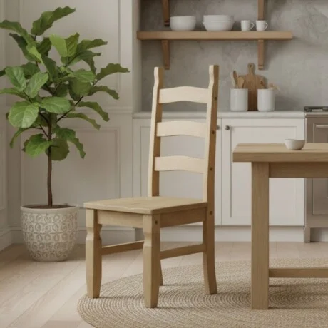 Promo 2 Sillas De Comedor Linea Naturale en Marrón - Sillas, Uruguay | La Cueva Muebles, vista 5