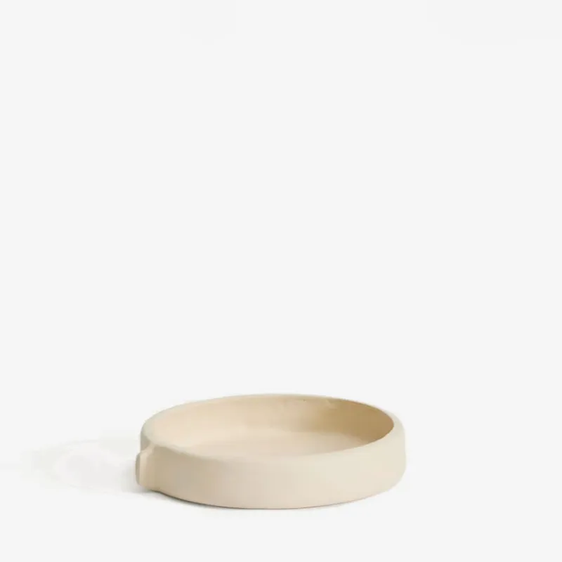 Centro de mesa Mireni de papel maché beige Ø 22,5 cm en Beige - Jarrones, Uruguay | Kavehome