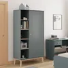 ROPERO ESTEBAN 1 PUERTA C ESTANTES KAKI 9909ZP - Roperos y placares, Uruguay | Rosas Hermanos, vista 5 de 6