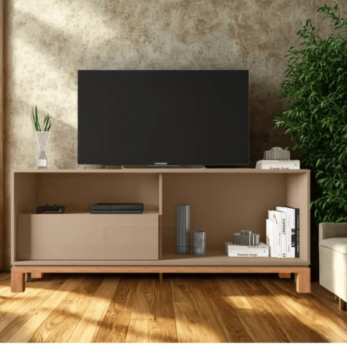Rack Mondrian 1.36 en Beige - Muebles para TV, Uruguay | Albanés, vista 2