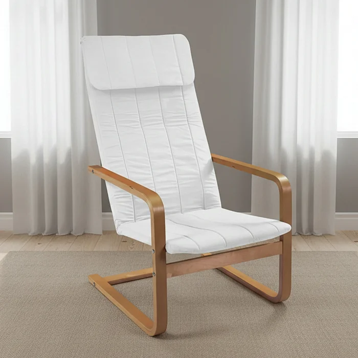 Sillón Tela Natural-beige Flex Natural en Madera natural - Sillones y sofás, Uruguay | Divino