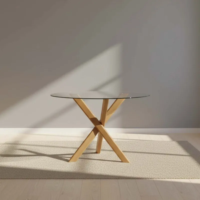 Mesa De Comedor Madera Marron Onix New en Marrón - Mesas de comedor, Uruguay | Divino