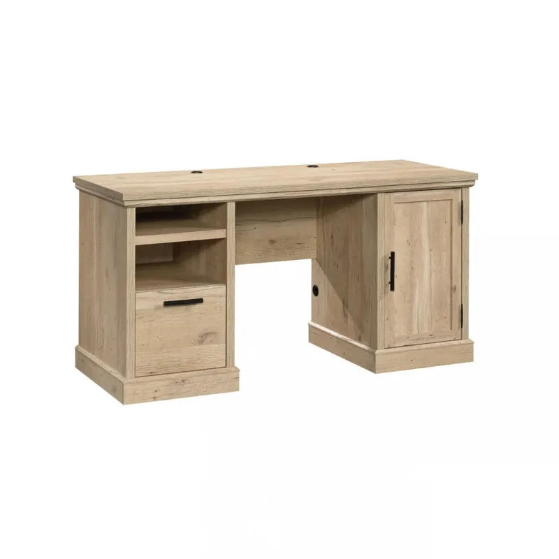 Escritorio - Cajón y Puerta Única - Sauder - Linea Aspen Post en Madera natural - Escritorios, Uruguay | Ecowood