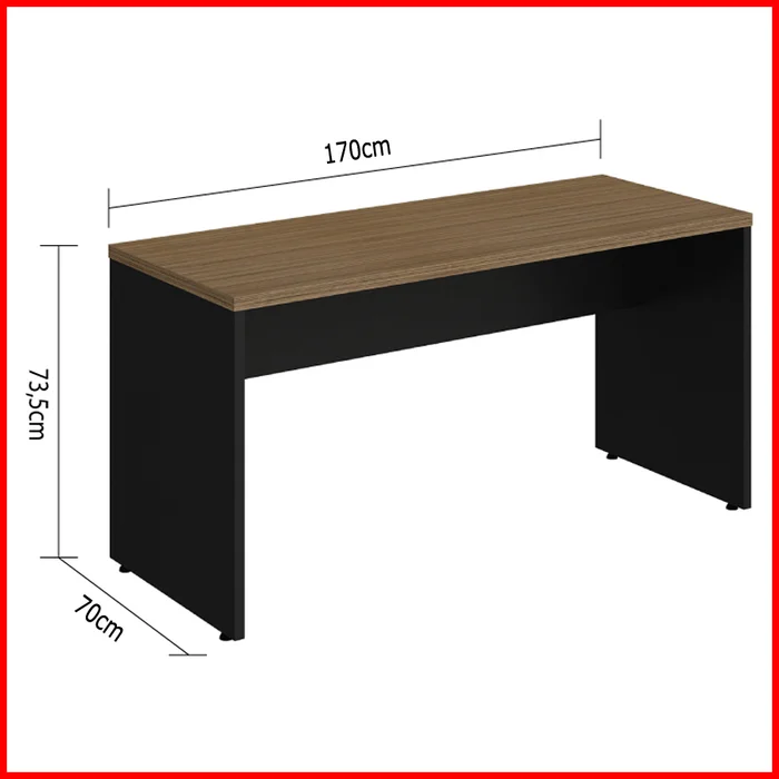 Escritorio – 1770 en Negro / Nogal. Productos relacionados Escritorio compacto con cajon – ME 4107$ 2 - Escritorios y sillas de escritorio, Uruguay | Punto Unión, vista 2