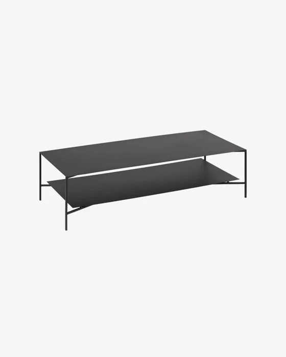 Mesa de centro Azisi 140 x 60 cm en Negro - Mesas de living, Uruguay | Kavehome