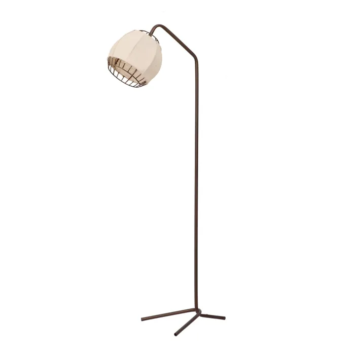 Lámpara de pie Metal Negro Vml-12809 en Marrón, Uruguay | Le Blanc