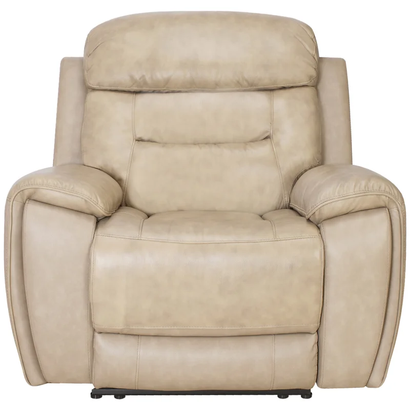 Poltrona Reclinable Cuero Memphis Beige en Beige - Sillones y sofás, Uruguay | Divino, vista 3