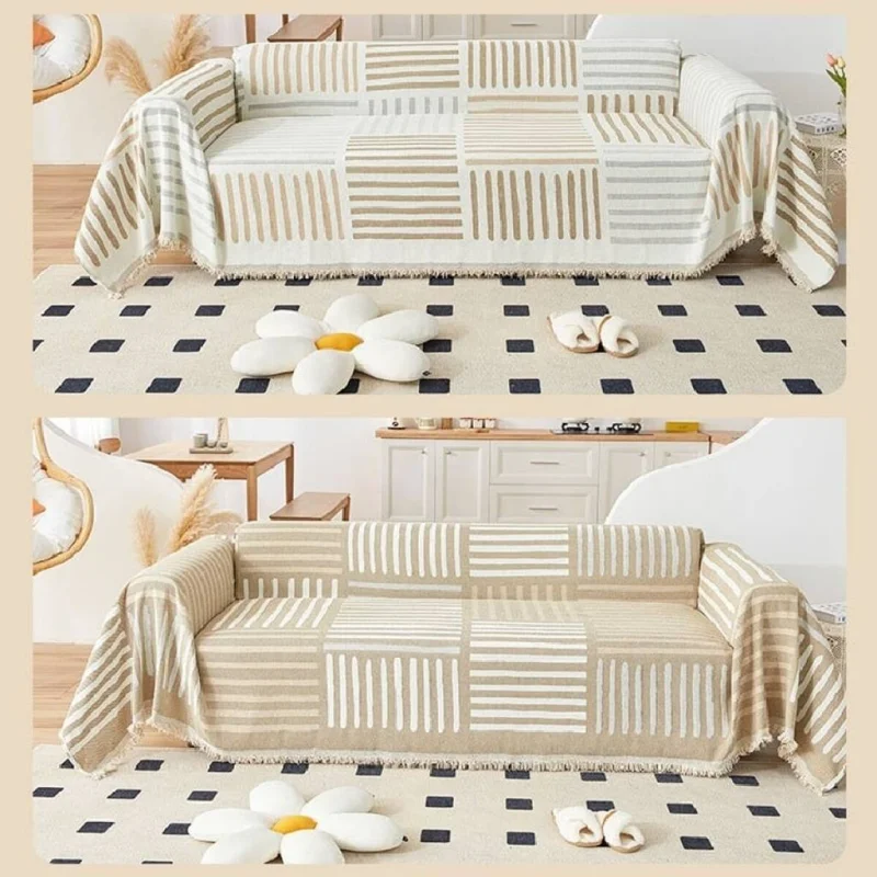 Manta para sillón y cama con diseños rayas - 180 x 230 cm en Multicolor - Textiles, Uruguay | Buho Store, vista 5