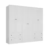 Placard 6 Puertas Mdf Blanco Americano Plus en Blanco - Roperos y placares, Uruguay | Divino, vista 4 de 4