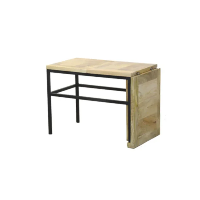 M-174 Mesa auxiliar 48x40x67,5 en Madera natural - Mesas de living, Uruguay | Victoriana, vista 3