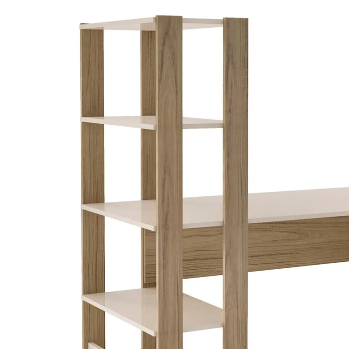 Juego Oficina Match en Madera natural - Escritorios y sillas de escritorio, Uruguay | Divino, vista 3