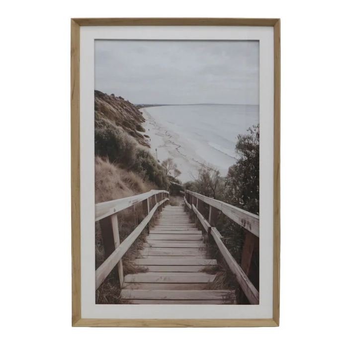 Cuadro Drift I, 60x80, Natural/beige Papel F1a253677 en Madera natural - Decoración de pared, Uruguay | Divino