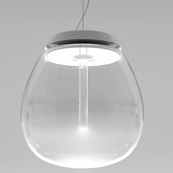 LUMINARIA DE TECHO BOLA DE CRISTAL BLANCO Large - Lámparas de mesa, Uruguay | Viasono, vista 2