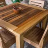 MESA INTERIOR/EXTERIOR ILHABELA 100x100 en Madera natural - Mesas de comedor, Uruguay | Fundamento Muebles, vista 5 de 6