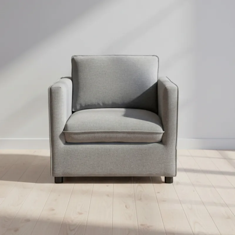 Butaca Tela Gris Amsterdam en Gris - Sillones y sofás, Uruguay | Divino