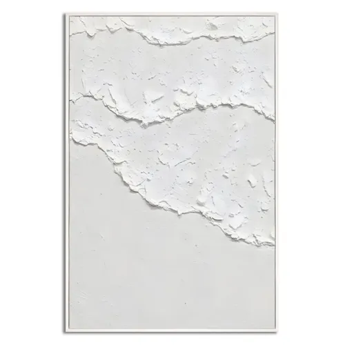 CUADRO CANVAS 60x90cm MARCO PINTURA OLAS - Decoración de pared, Uruguay | Decohogar