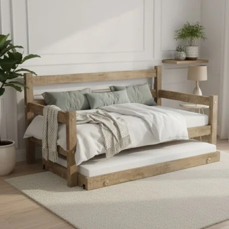 Cama marinera Sofia en Marrón - Dormitorio, Uruguay | La Cueva Muebles, vista 9