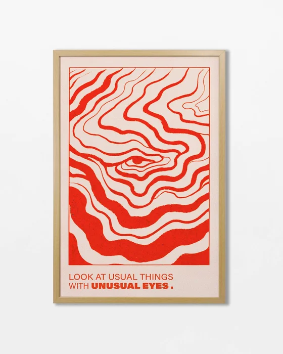 Unusual Eyes en Multicolor - Láminas, Uruguay | La Cuadrería