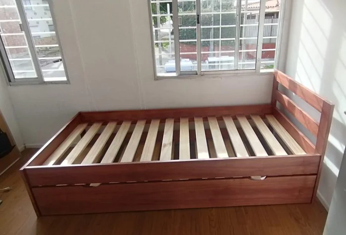 Cama Penina en Madera natural - Dormitorio, Uruguay | Tree House Deco, vista 4