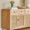 APARADOR BALI - OLMO Y ESTERILLA - 1.60 MTS en Madera natural - Bibliotecas, Uruguay | La Iberica, vista 5 de 21