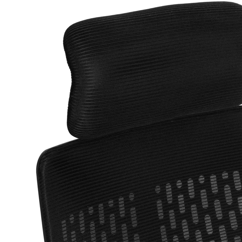 Silla De Oficina Malla Negro Lombardi en Negro - Sillas de escritorio, Uruguay | Divino, vista 6