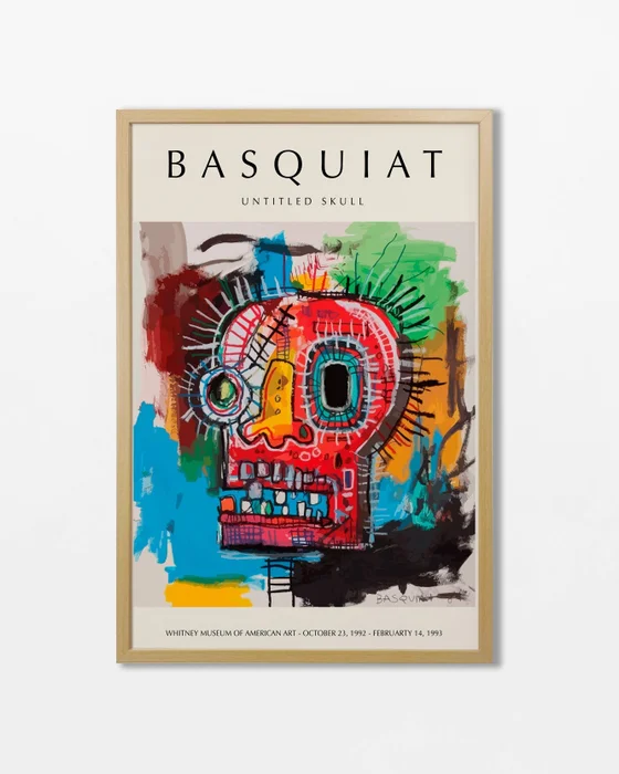 Basquiat - Untitled Skull en Multicolor - Láminas, Uruguay | La Cuadrería
