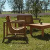 Juego de Exterior Sillón Curvo — Serra Amoblamientos en Madera natural - Muebles para el exterior, Uruguay | Serra Amoblamientos, vista 2 de 4