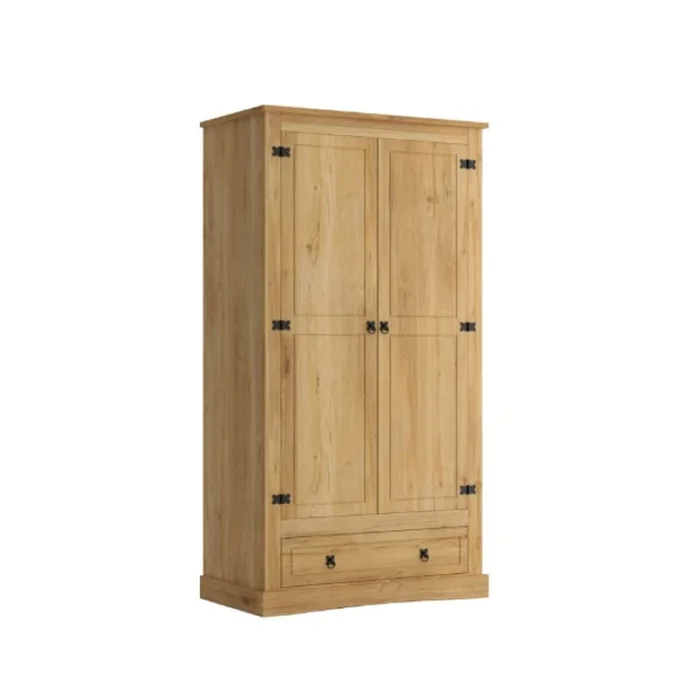 Ropero 2 puertas - Línea Monterrey - Natural en Madera natural - Roperos y placares, Uruguay | Ecowood, vista 3